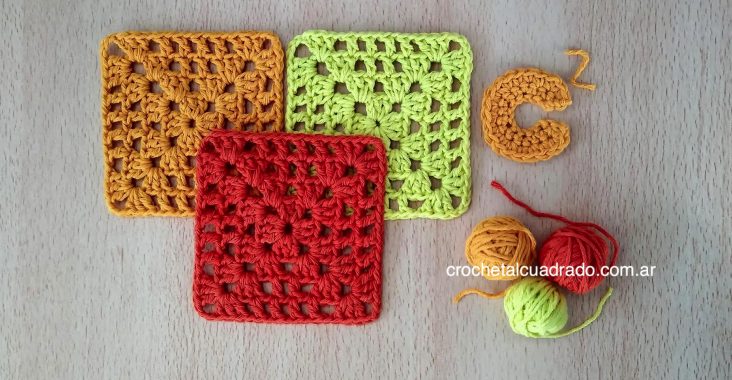 cuadrado crochet basico