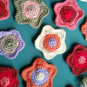 crochet star finished amigurumi – small handmade crochet project