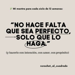 mantra para en año de 12 semanas